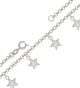 Pulseira Ag C/ 5 Estrelas Pq Dp