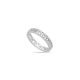 Anel De Prata Love Com Coração E Zirconia