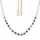 Choker Com 16 Olho Grego Colorido
