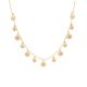 Choker Com 6 Corações 7 Flores Camélia