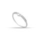 Anel Prata Com Coração E 10 Zirconia