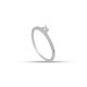 Anel Prata Solitario Com 18 Zirconia
