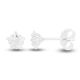 Brinco Prata Zirconia Estrela (5Mm)