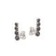 Brinco De Prata Ear Cuff Baby Com 4 Redondos Reticulados