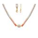 Choker Pastilhas Emborrachadas Tailandesa Com Pérola Barroca