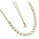 Choker Com Corrente Grossa E Fina Dupla 35Cm Com 5Cm De Alongador