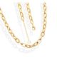 Choker 13X9 Corrente 2.2Mm Oval Batido 35Cm