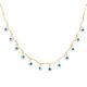 Choker Com Corrente Com Palito E Olho Grego 35Cm