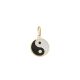 Pingente Yin-yang 15Mm Com Resina Preto Branco