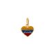 Pingente Coração Bandeira Venezuela