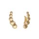 Brinco Ear Cuff Com 5 Bolas Reticuladas