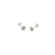 Brinco Flor Com Sete Pedras De Strass
