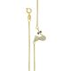 Gargantilha Gato Com Lacinho Com Zircônias 45Cm