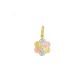 Pingente Flor Com Pétalas Frisadas 12Mm Com Ródio