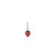 Pingente Morango Com Resina 7Mm
