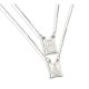 Escapulário De Prata Veneziana Nossa Senhora Aparecida 10X8mm Sagrado Coração De