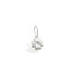 Pingente De Prata Trevo Riscado 8Mm