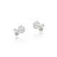 Brinco De Prata Redondo 6Mm Martelado